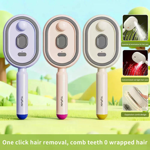 Multifunction Spray Comb With Red Light Therapy